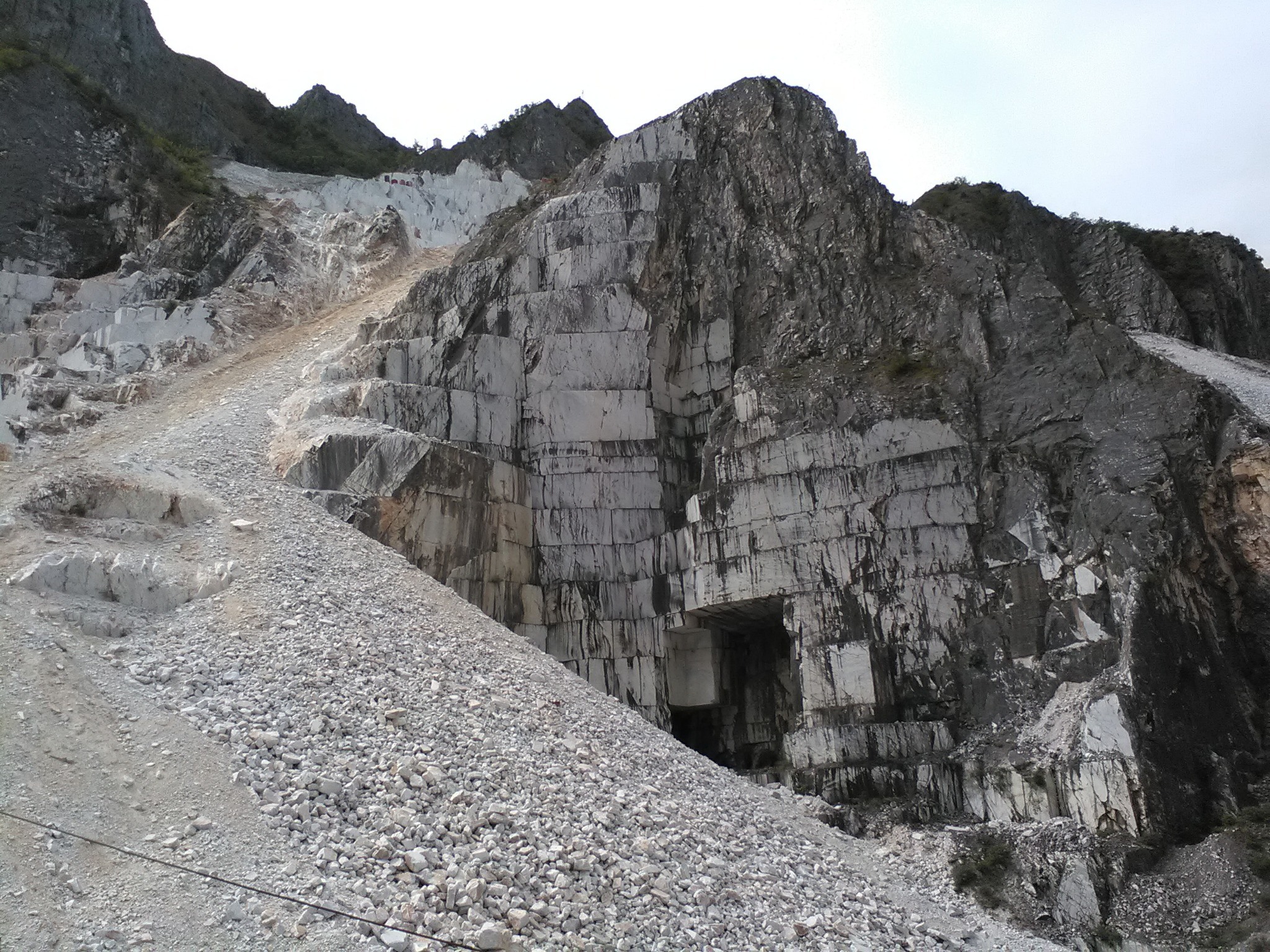 Carrara marble quarry