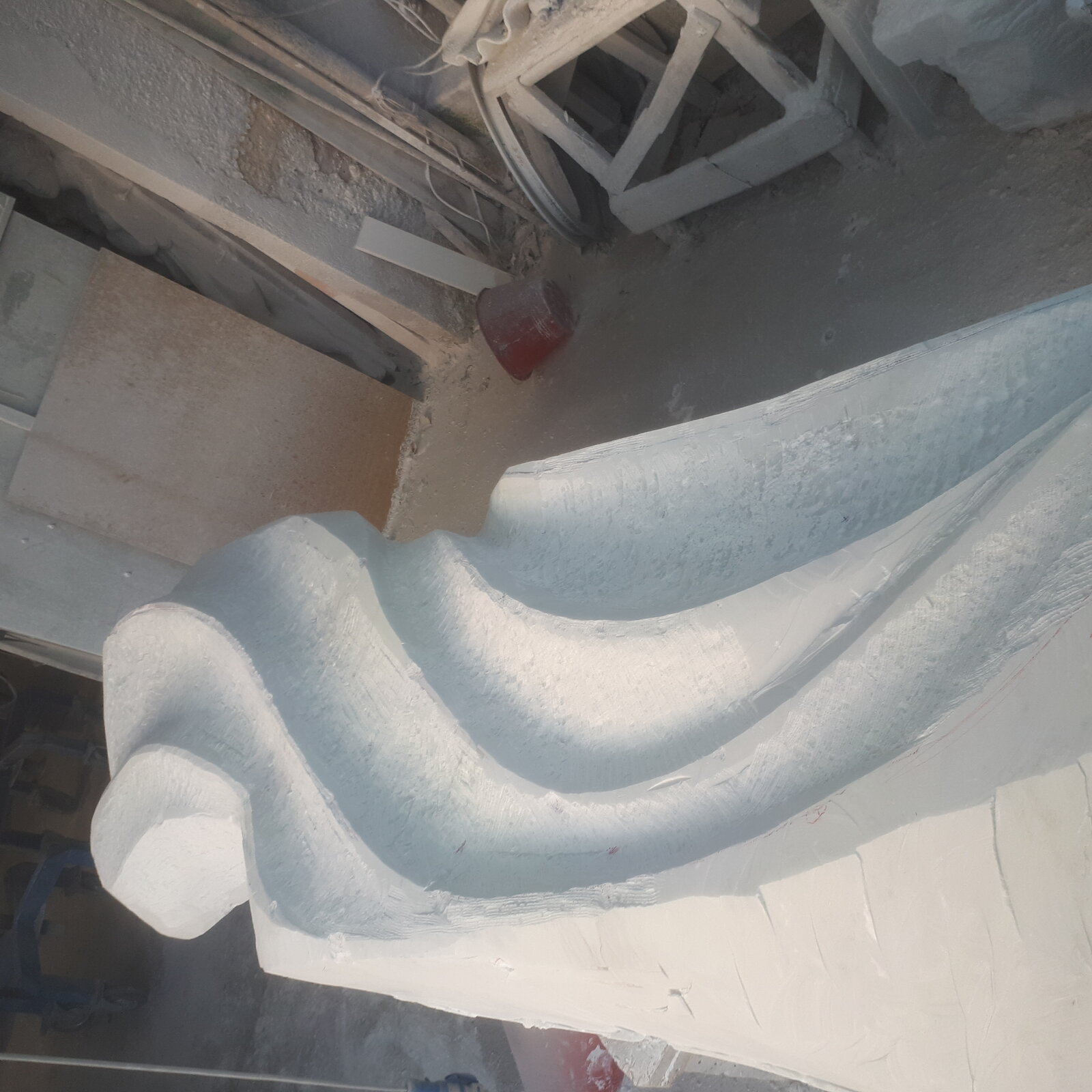 Forms emerging from the block
